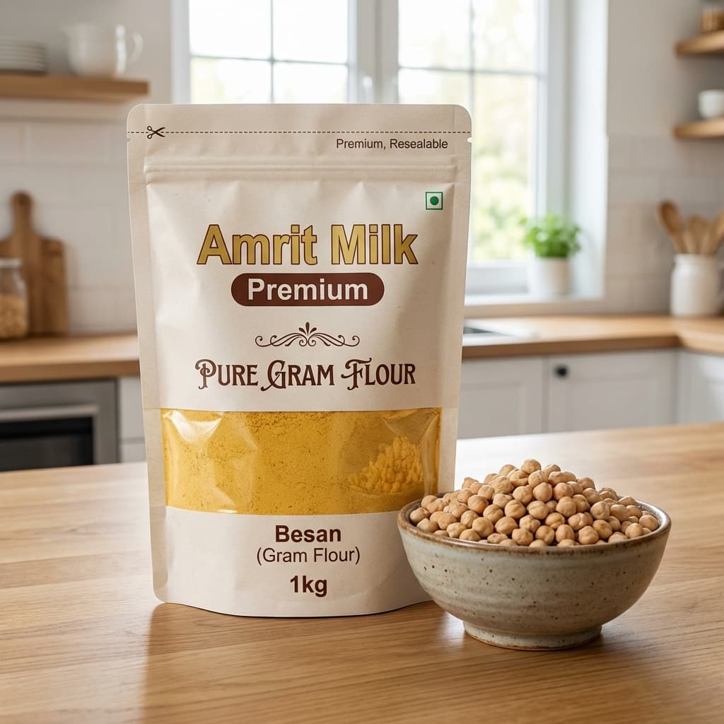 Amrit Organic Besan & Sattu - 1 kg