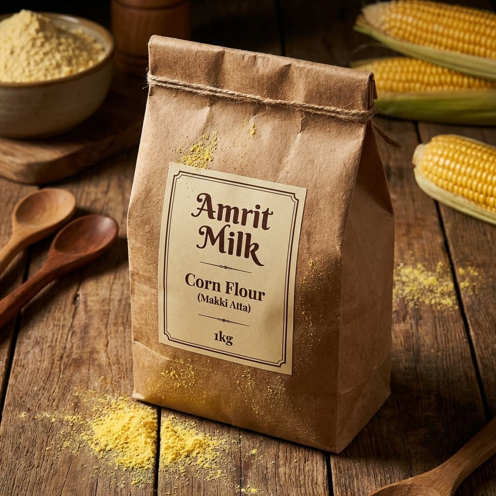 Amrit Organic Corn Flour - 1 kg