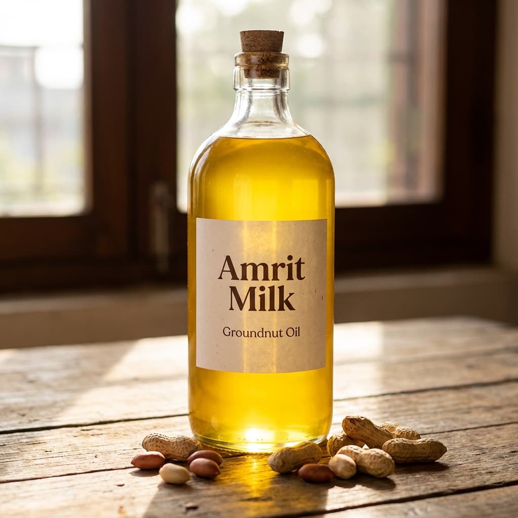 Amrit Organic Groundnut Oil - 1 L
