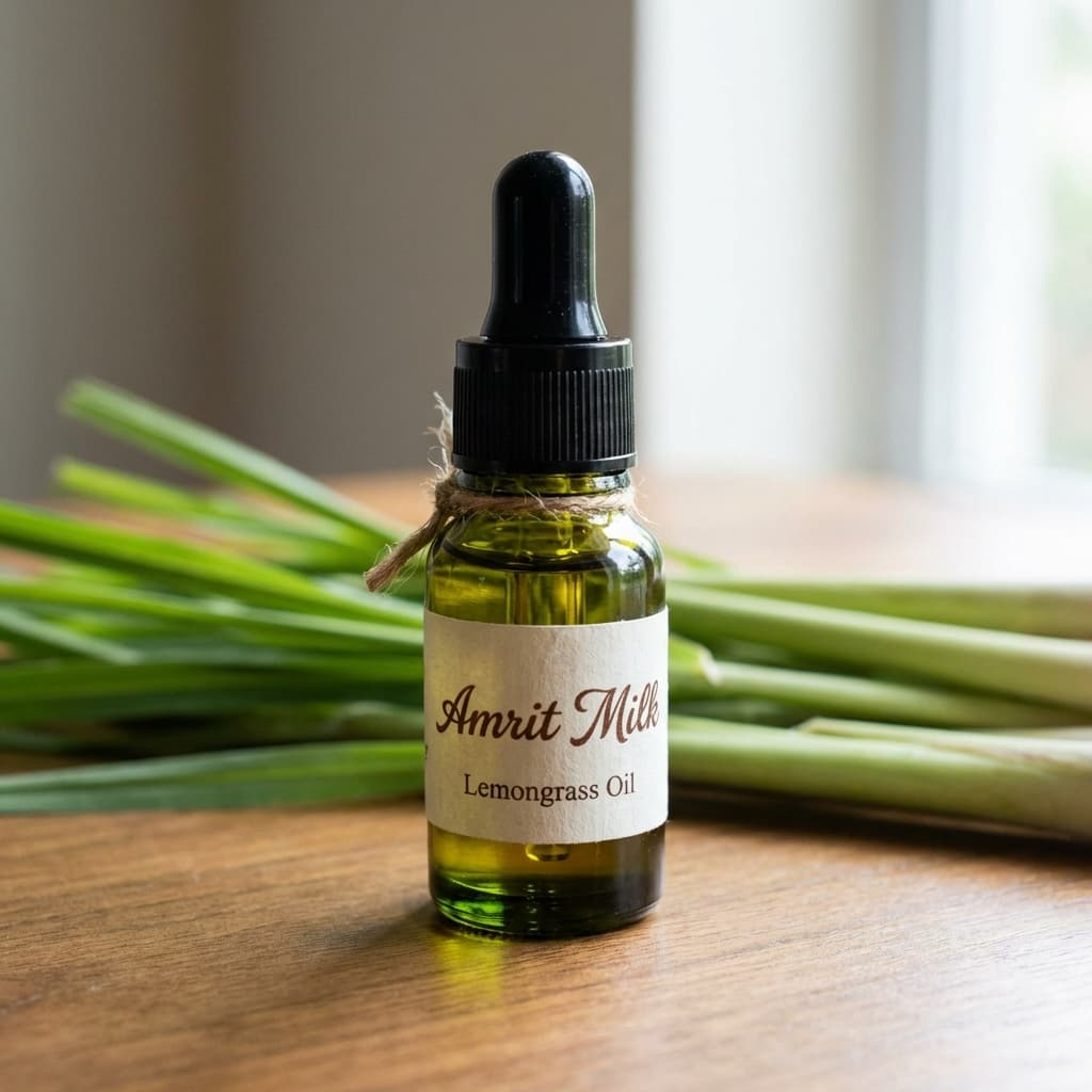 Amrit Organic Lemongrass Oil - 10 ml