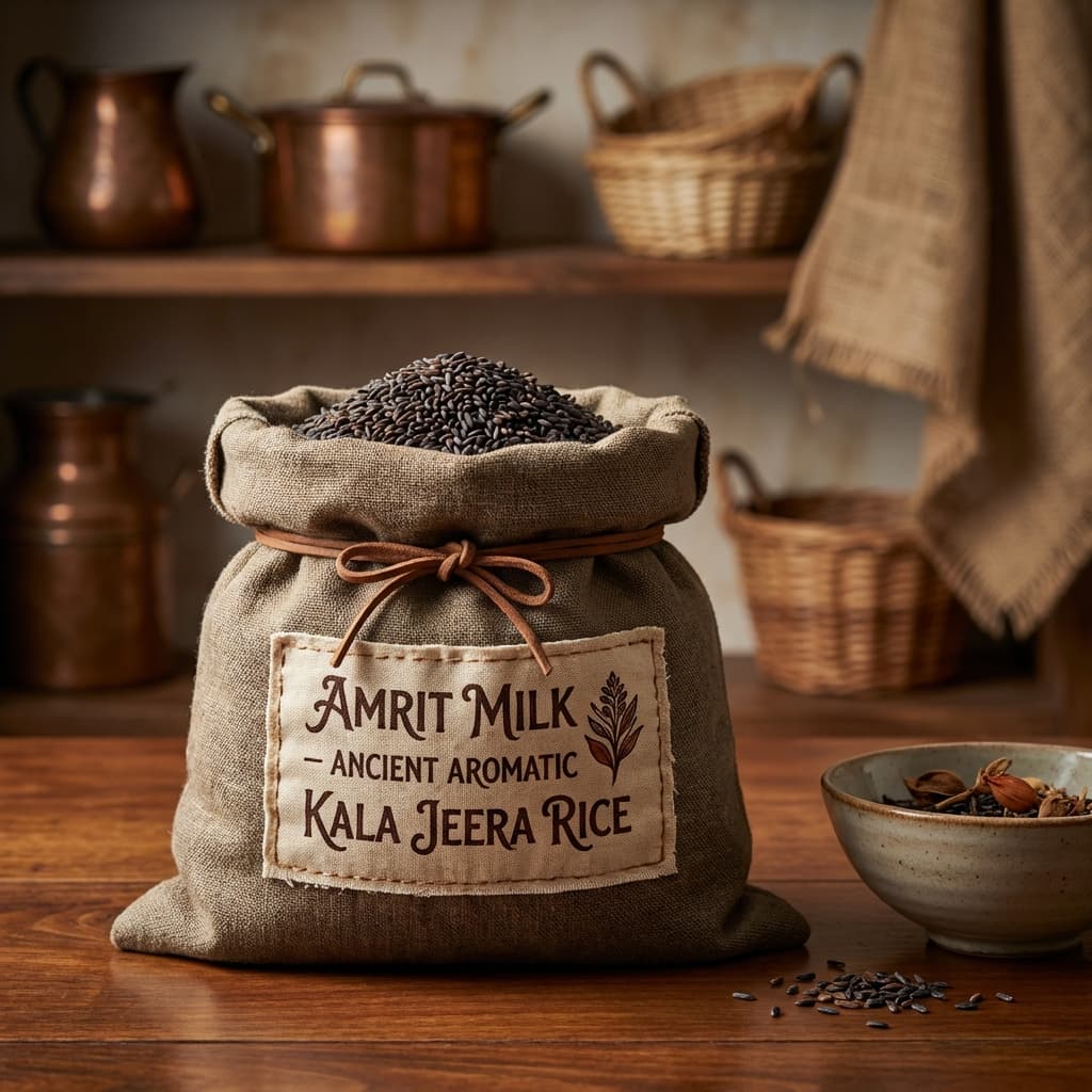 Amrit Organic Kala Jeera Rice - 1 kg