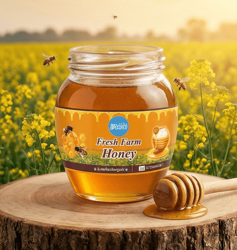 Amrit Organic Multiflora Honey - 1 kg